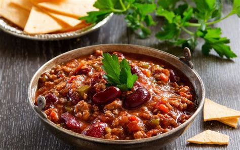 Receita do Chili Mexicano, feijão com carne moída